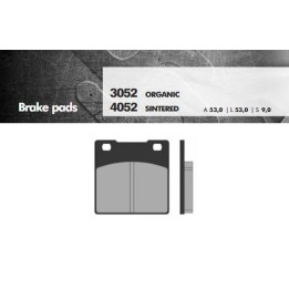 BRENTA klocki hamulcowe KH63 spiek metaliczny (złote) (ft 4052)