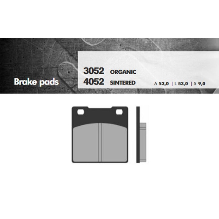 BRENTA klocki hamulcowe KH63 spiek metaliczny (złote) (ft 4052)
