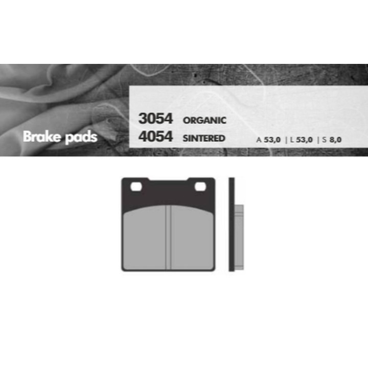 BRENTA klocki hamulcowe KH161 spiek metaliczny (złote) (kawasaki zxr/zzr/zrx/zx tył) (ft 4054)