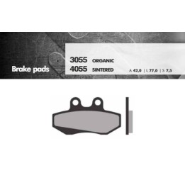BRENTA klocki hamulcowe KH167 spiek metaliczny (złote) (ft 4055)