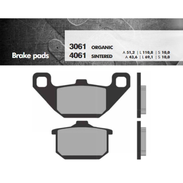 BRENTA klocki hamulcowe KH85 spiek metaliczny (złote) (ft 4061)