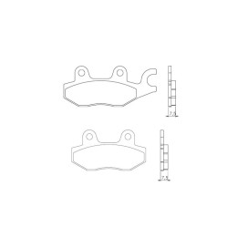 BRENTA klocki hamulcowe KH165 / KH215 spiek metaliczny (złote) (ft 4064)