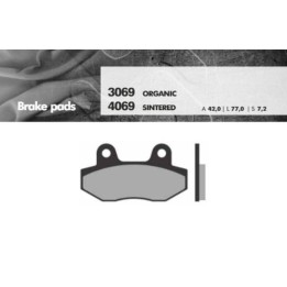 BRENTA klocki hamulcowe KH86 spiek metaliczny (złote) (ft 4069)