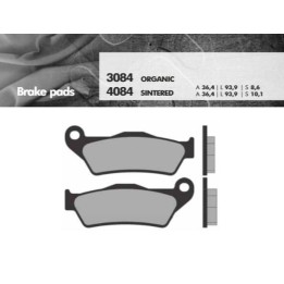 BRENTA klocki hamulcowe KH363 spiek metaliczny (złote) bmw tył (ft 4084)