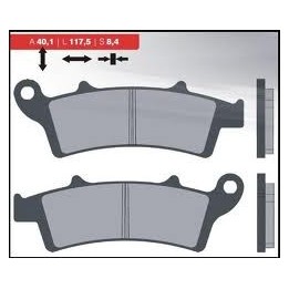 BRENTA klocki hamulcowe KH324 spiek metaliczny (złote) (ft 4096)