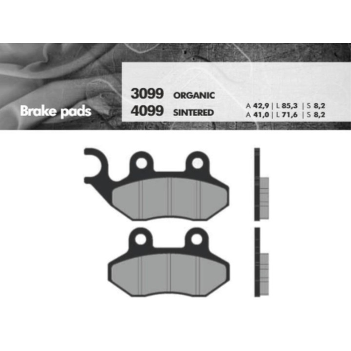 BRENTA klocki hamulcowe KH264 spiek metaliczny (złote) (ft 4099)