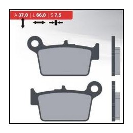 BRENTA klocki hamulcowe KH367 spiek metaliczny (złote) (ft 4101)