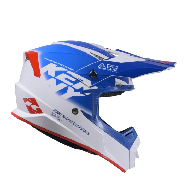 KENNY RACING KASK CROSS/ENDURO TRACK KID/JUNIOR/DZIECIĘCY GRAPHIC FOCUS PATRIOT - 50 CM )
