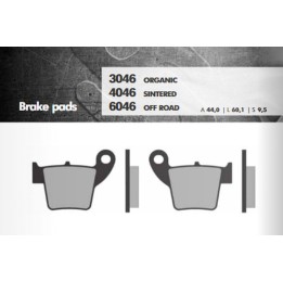 BRENTA klocki hamulcowe KH346 spiek metaliczny (złote) off road honda cr/crf tył (ft 6046)