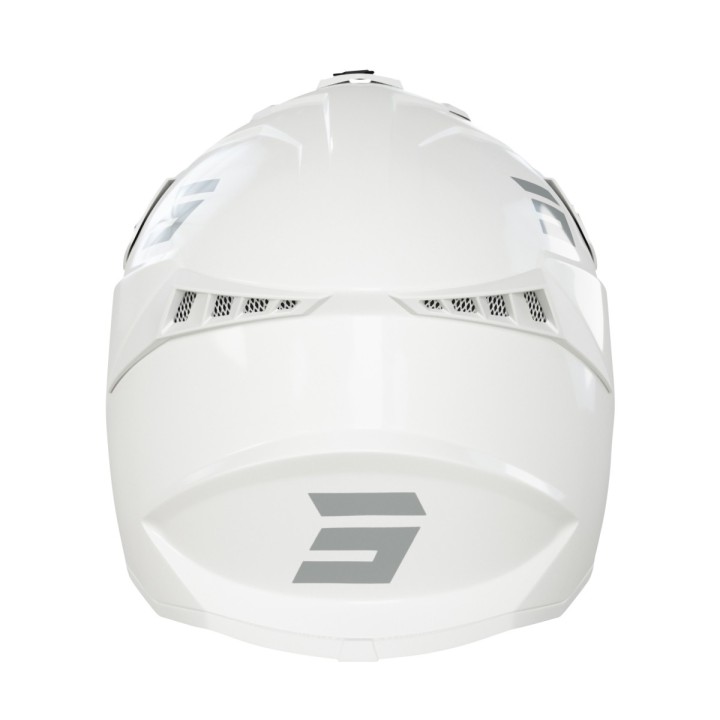 SHOT RACING WYPRZEDAŻ KASK MOTO LITE SOLID WHITE GLOSSY 2.0