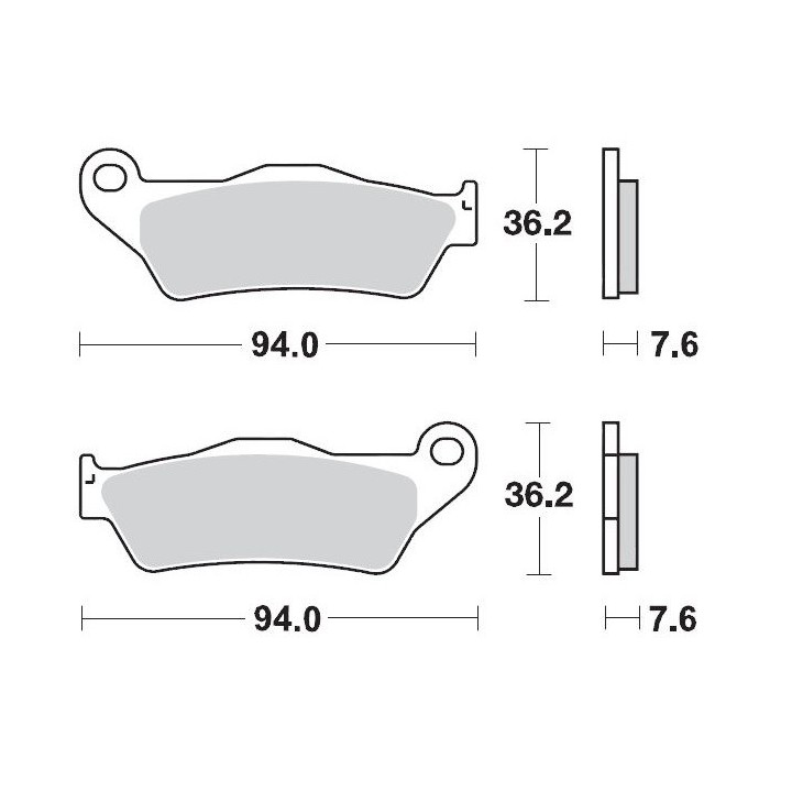 MOTO-MASTER klocki hamulcowe KH181 sinter metal oem: 11 (sinterpro racing) ktm: 125-200-250-300-350-360-380-440-500, wszystkie…