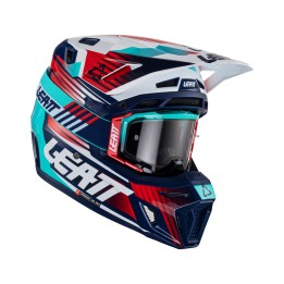 LEATT KASK MOTO 8.5 V23 (+ GOGLE VELOCITY 5.5 GRATIS) HELMET KIT ROYAL