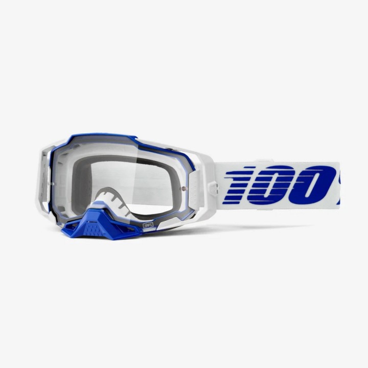 100 PROCENT GOGLE ARMEGA BLUE - CLEAR LENS