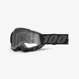 100 PROCENT GOGLE ACCURI 2 BLACK - CLEAR LENS