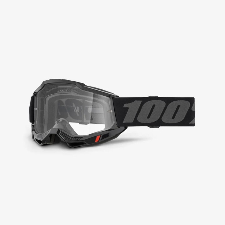 100 PROCENT GOGLE ACCURI 2 BLACK - CLEAR LENS