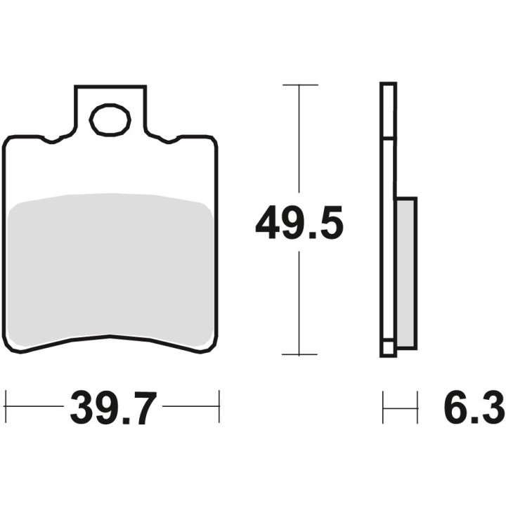 TRW zf klocki hamulcowe KH193 organic suzuki ap 95-98, ux 99-00, yamaha ns 50 '13-, yn 50 '97-, xn 125 00-03, przód