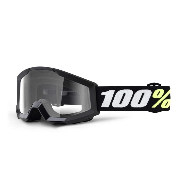 100 PROCENT GOGLE STRATA MINI BLACK JUNIOR / KID / DZIECIĘCE