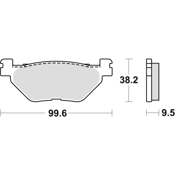 TRW zf klocki hamulcowe KH319/2 sinter street yamaha tdm 900 02-14, xv 950 13-, xt 1200 z 10-, fjr 1300 01-, xvs 1300 07-16, xv…