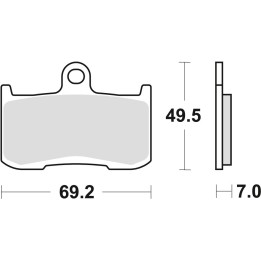TRW zf klocki hamulcowe KH347 organic kawasaki z 800 13-17, z 900 17-21, z 1000 03-06, suzuki gsx 750 17-21, gsx 1300 07-10, in…