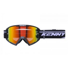 KENNY RACING GOGLE MODEL TRACK+ BLACK - RED LENS