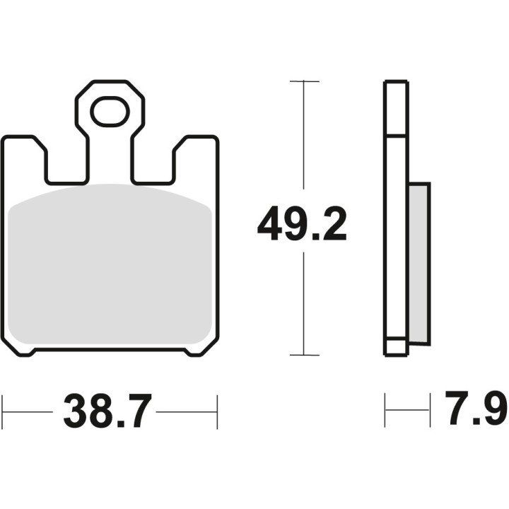 TRW zf klocki hamulcowe KH369 sinter street kawasaki ZX6RR 03-06, ZX6R 636 03-06, przód