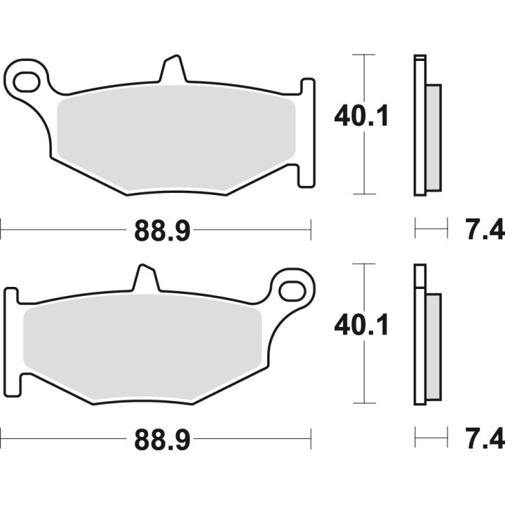 TRW zf klocki hamulcowe KH419 sinter street suzuki gsr / gsxr 600 06-10, gsxr 750 06-10, dl 1000 14-, b-king 1300 07-10, gsx 13…