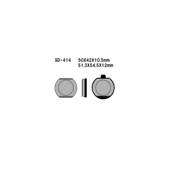 VESRAH klocki hamulcowe KH33 półmetaliczne kawasaki Z400/650/750/1000, KZ900 76-77 (made in japan)