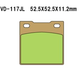 VESRAH klocki hamulcowe KH45 spiek metaliczny (złote) (made in japan)