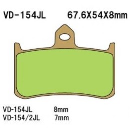 VESRAH klocki hamulcowe KH187 spiek metaliczny (złote) (made in japan)