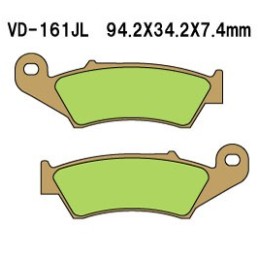 VESRAH klocki hamulcowe KH185 spiek metaliczny (złote) (made in japan)