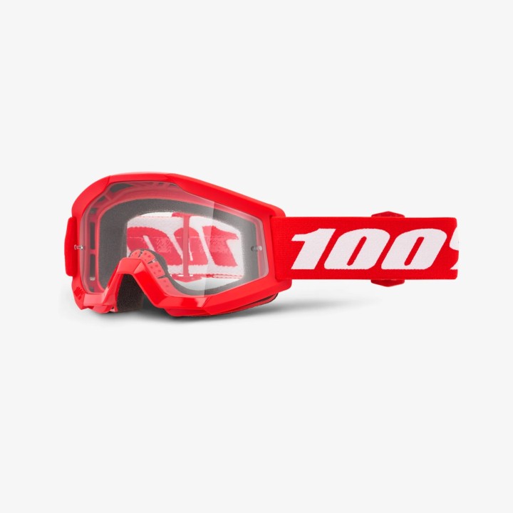 100 PROCENT GOGLE STRATA MINI RED JUNIOR / KID / DZIECIĘCE