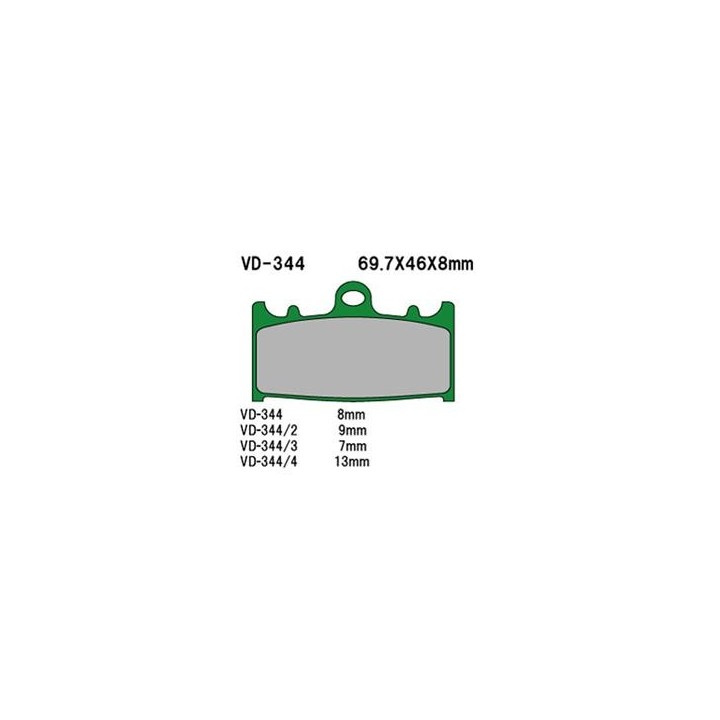VESRAH klocki hamulcowe KH158 (made in japan)
