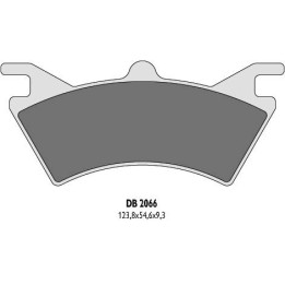 DELTA BRAKING klocki hamulcowe KH313 polaris 6X6 - zastępują DB2066QD-D oraz DB2066MX-D