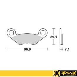 PROX klocki hamulcowe KH159 polaris sportsman / scrambler / outlaw / xplorer / trail blazer / trail boss (10)