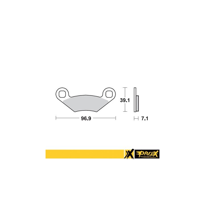 PROX klocki hamulcowe KH159 polaris sportsman / scrambler / outlaw / xplorer / trail blazer / trail boss (10)