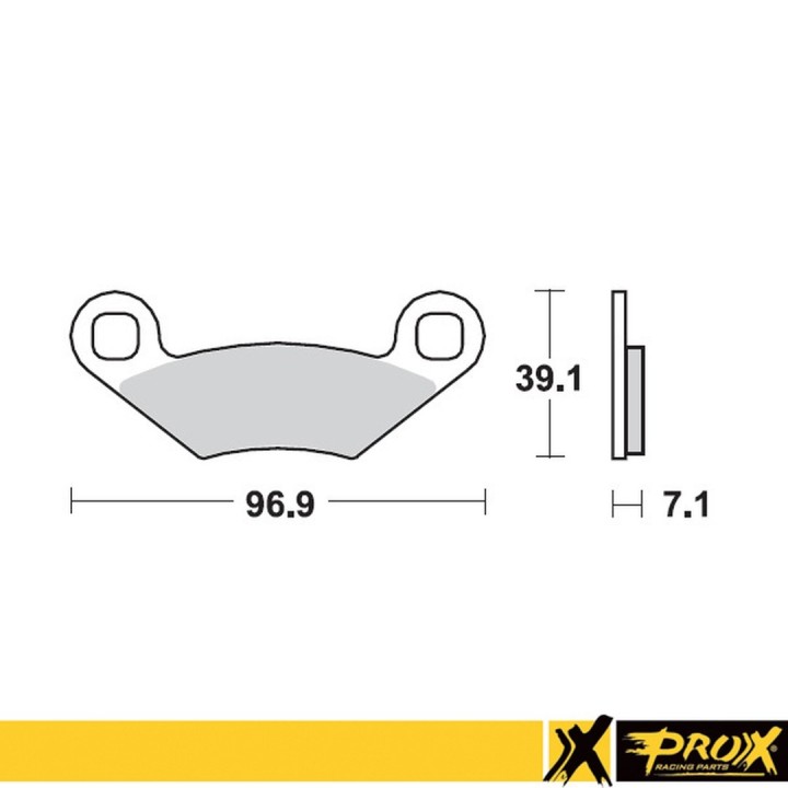 PROX klocki hamulcowe KH159 polaris sportsman / scrambler / outlaw / xplorer / trail blazer / trail boss (10)