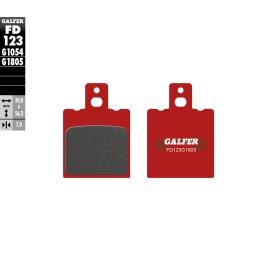 GALFER klocki hamulcowe KH047 półmetaliczne montessa cota 310/311/314/315 tył trial (39,8x56,3x7)