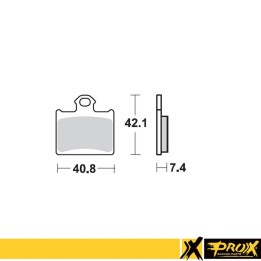 PROX klocki hamulcowe KH602 ktm SX 85 '11-20 tył (10)