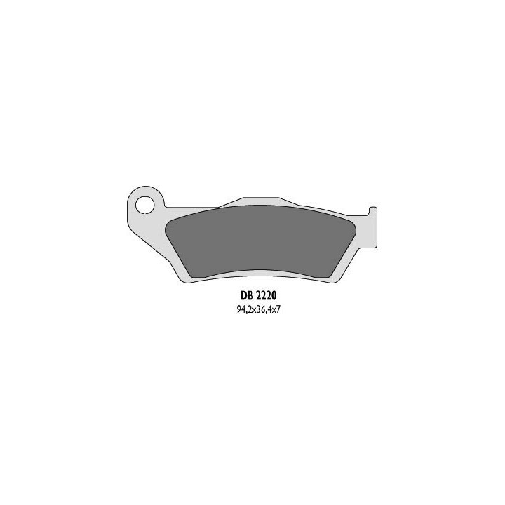 DELTA BRAKING klocki hamulcowe KH181 przód brembo - zastępują DB2220MX-D oraz DB2220QD-D