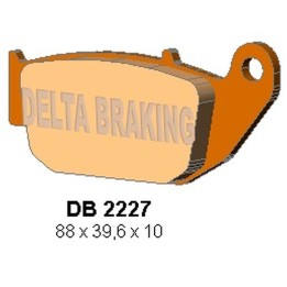 DELTA BRAKING klocki hamulcowe KH629 honda cbr 125 '11-, cb 125 r / 300 r 18-, crf 250 l 13-17, suzuki gsx-r / s 18-, tył - zas…