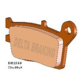 DELTA BRAKING klocki hamulcowe KH153 - zastępuje DB2510MX-N oraz DB2510QD-N