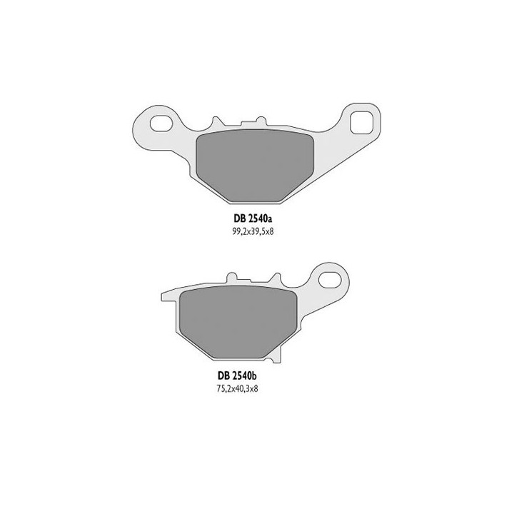 DELTA BRAKING klocki hamulcowe KH401 suzuki rm 85 tył - zastępuje DB2540MX-D oraz DB2540QD-D