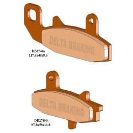 DELTA BRAKING klocki hamulcowe KH147 - zastępuje DB2740MX-D oraz DB2740QD-D