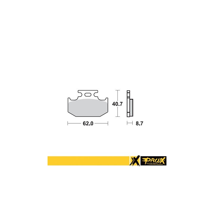 PROX klocki hamulcowe KH152 kawasaki kx 125/250/500 '89-94, suzuki rm 125/250 '89-94, yamaha yz 125 '92-97, 250 '92-97, yz/yzf…