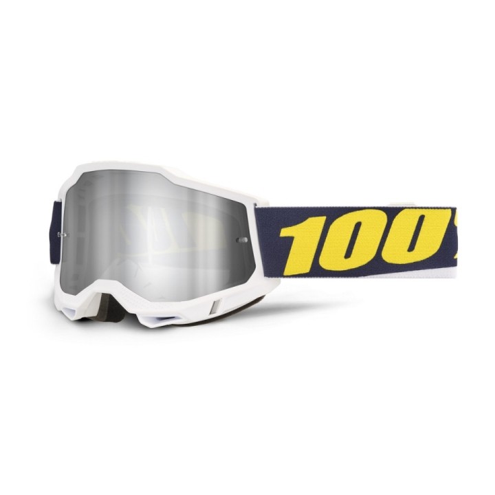 100 PROCENT GOGLE ACCURI 2 TORC - MIRROR SILVER LENS