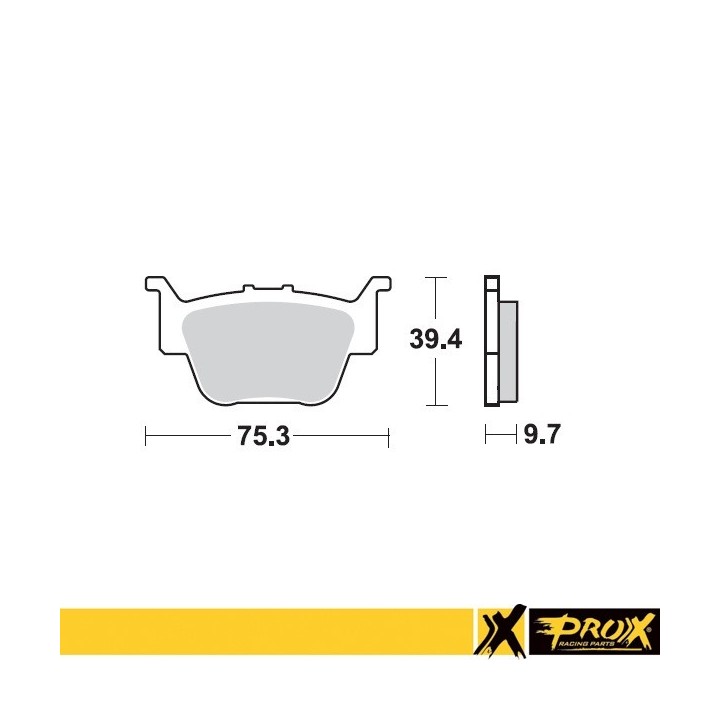 PROX klocki hamulcowe KH373 honda trx 450R '04-14 tył (10)