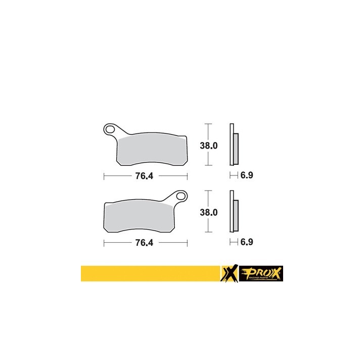 PROX klocki hamulcowe KH462 ktm 450/505/525 sx/xc ATV '08-12 przód (10)