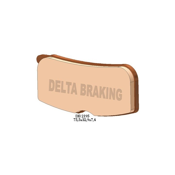 DELTA BRAKING klocki hamulcowe KH474 can-am spyder rs / rs-s / rt / rt ltd / rt-s '10-12, rs SE5 / SM5 '08-09 przód strona lewa…