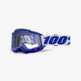 100 PROCENT GOGLE ACCURI 2 OTG BLUE - CLEAR LENS