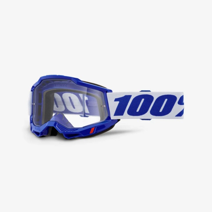 100 PROCENT GOGLE ACCURI 2 OTG BLUE - CLEAR LENS